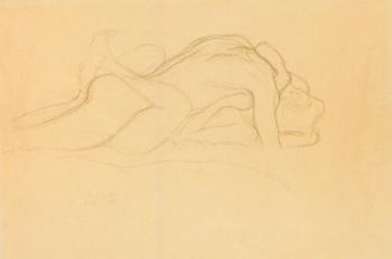 Paar by Gustav Klimt