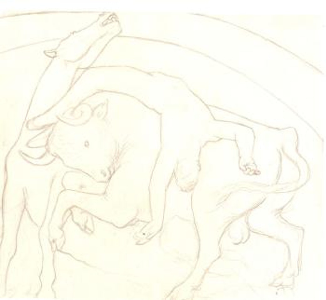 Course de taureaux by Pablo Picasso