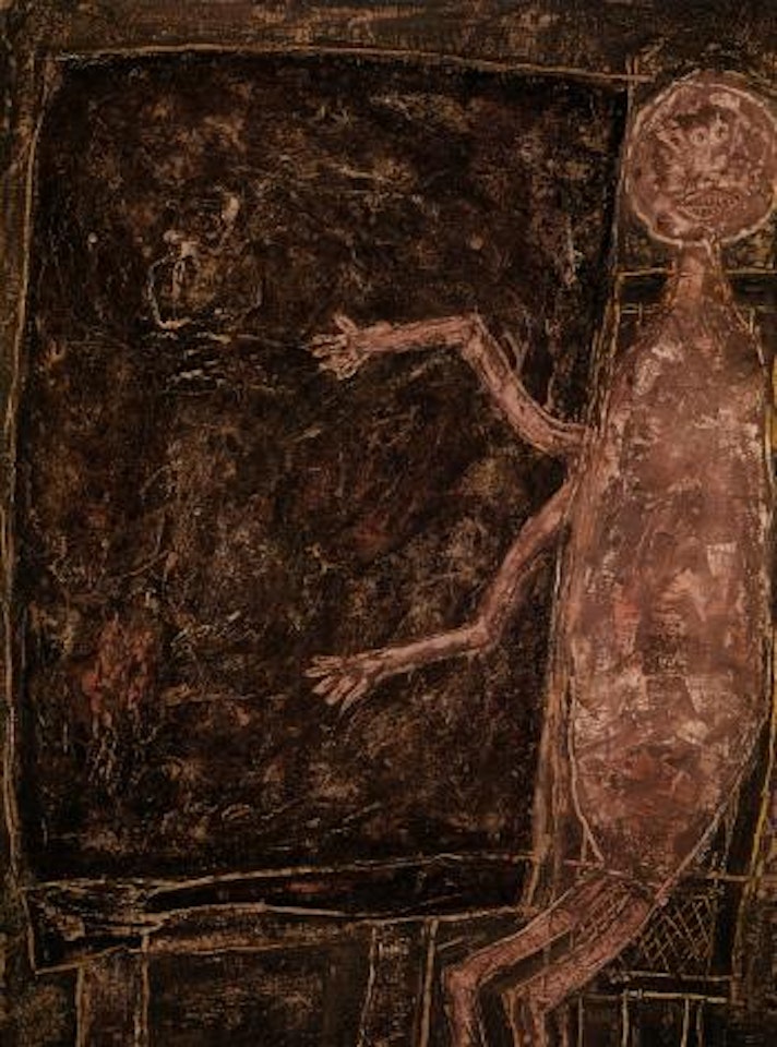 L'homme a sa table by Jean Dubuffet