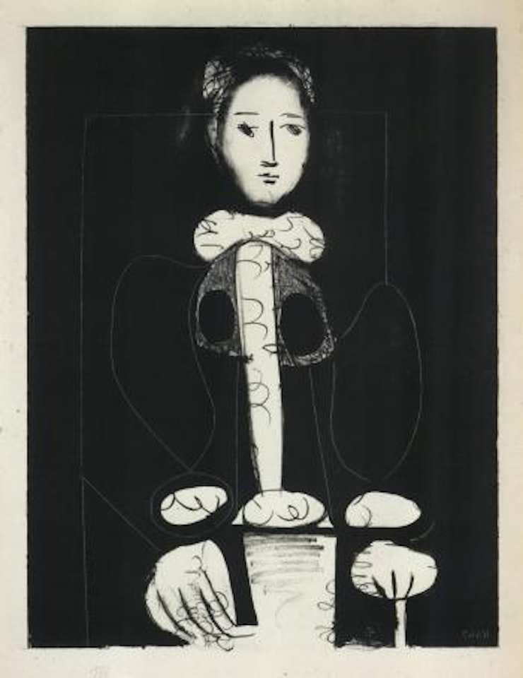 Femme au fauteuil - No 3 by Pablo Picasso