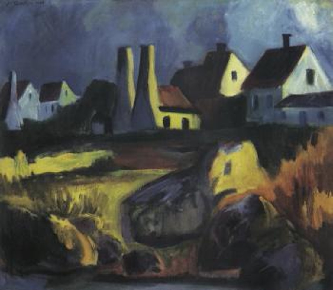 Foggy morning, Bornholm by Max Pechstein