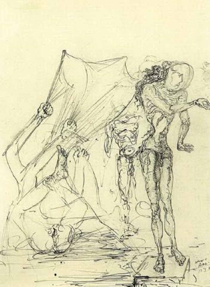 La chute d'Icare by Salvador Dali