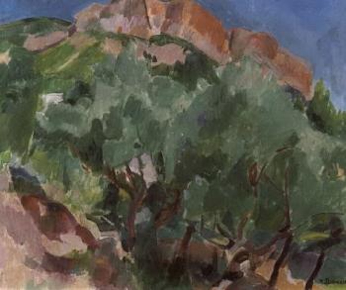 Landscape near Casis by Hans Purrmann