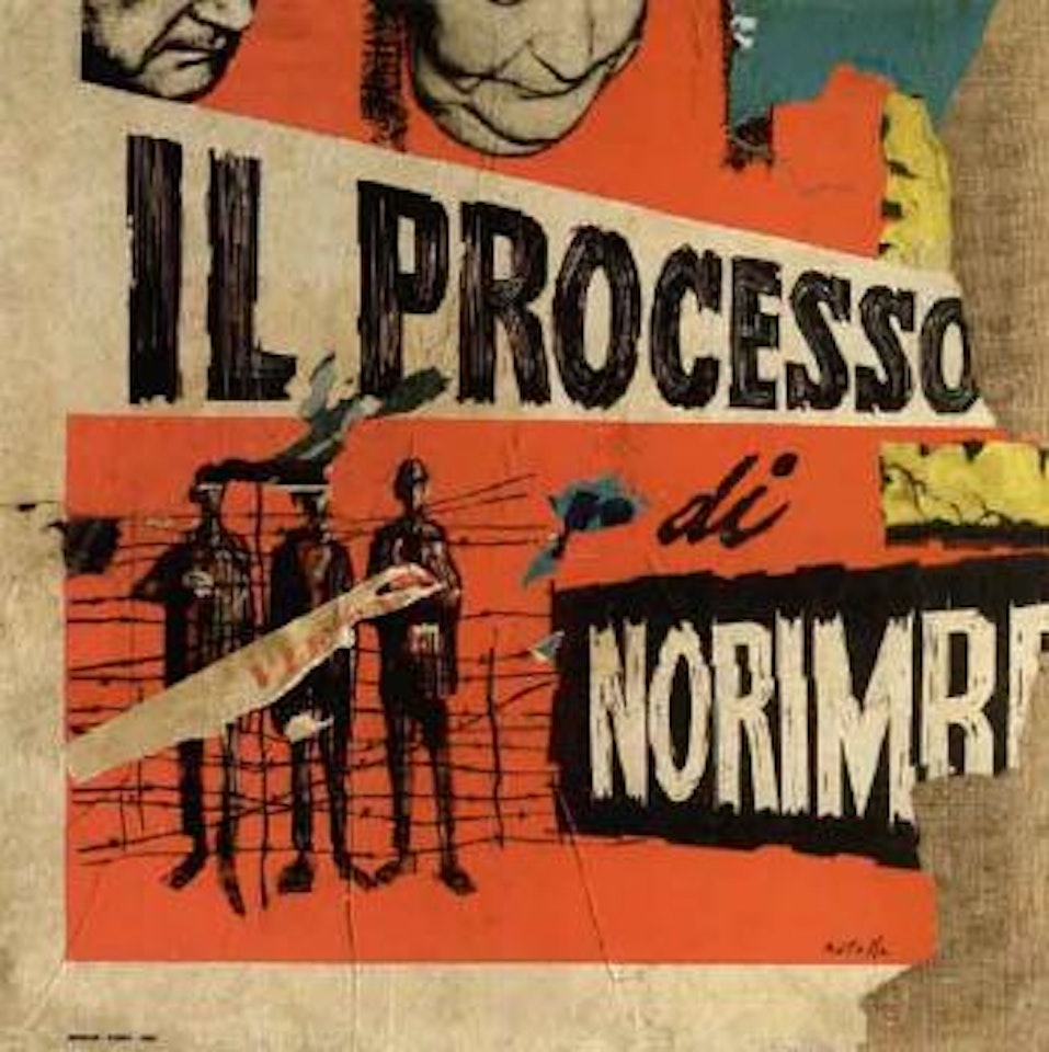 Il processo by Mimmo Rotella