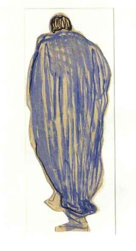 False spectre - figure study for 'truth' by Ferdinand Hodler