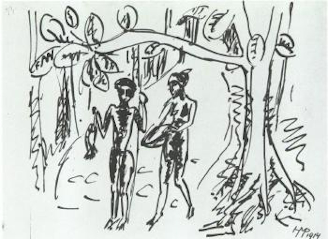 Two islanders by Max Pechstein