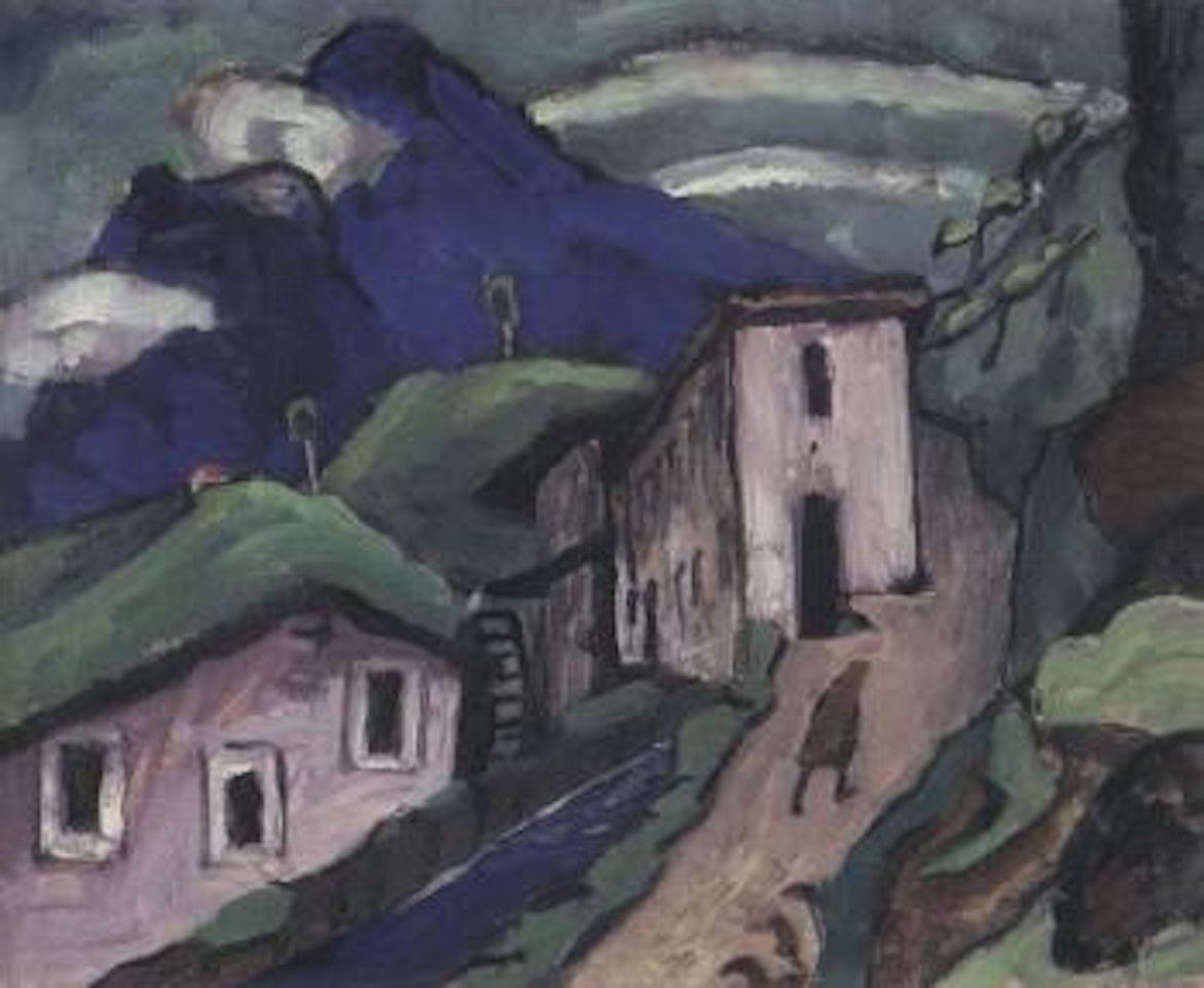Mountain mill near Marone by Gabriele Münter