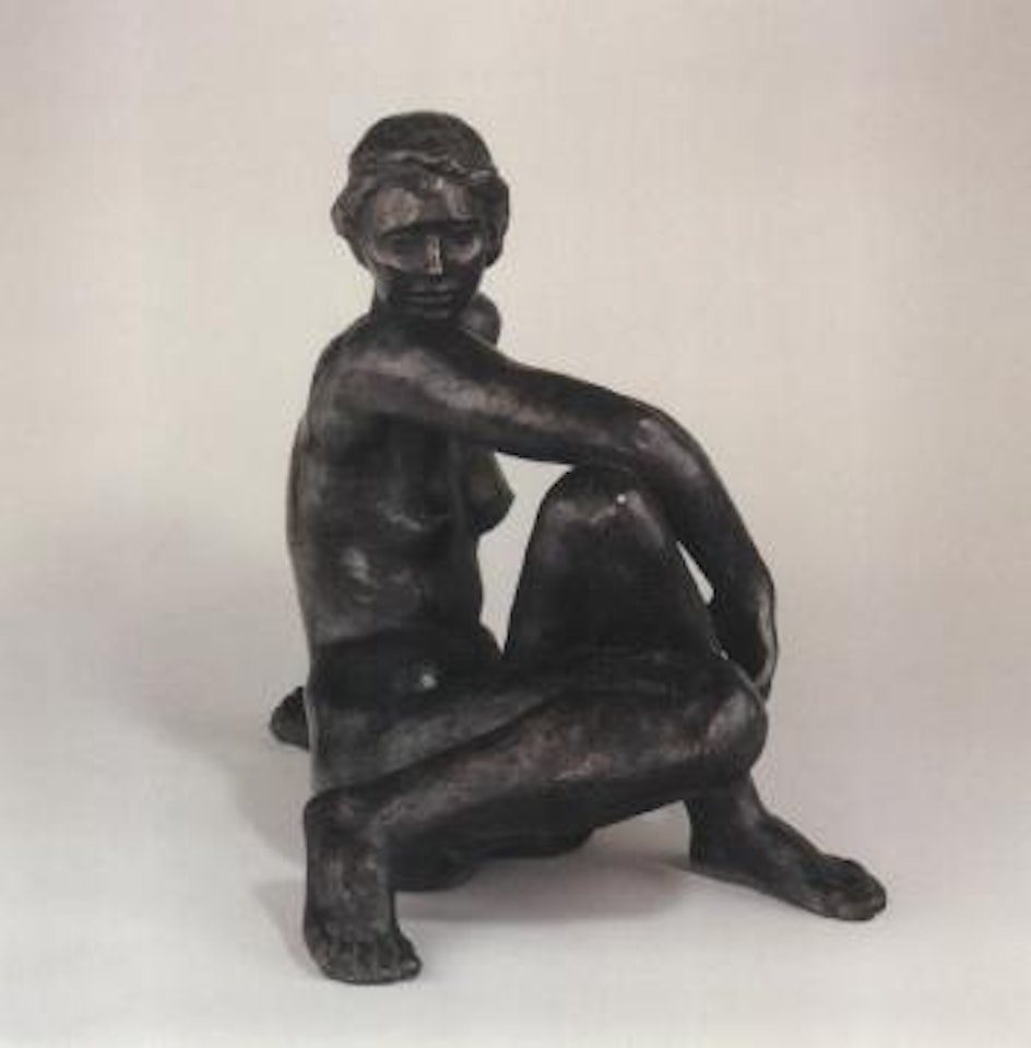 Small female figure by Fritz Klimsch