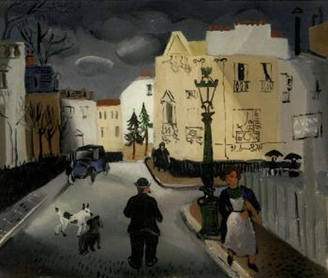 Street in Paris by Christopher Wood