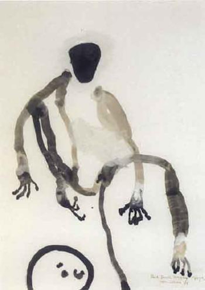 Black faced monkey, Kenya by John Olsen