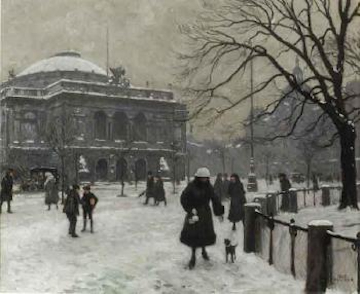 Winter's day in Copenhagen by Paul Fischer