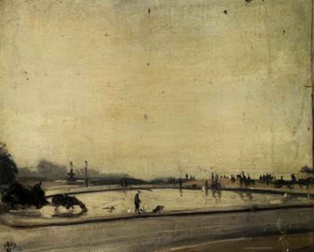 White Stone Pond, Hampstead by William Nicholson