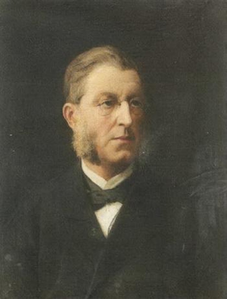 Portrait of village vicar by Albert Anker