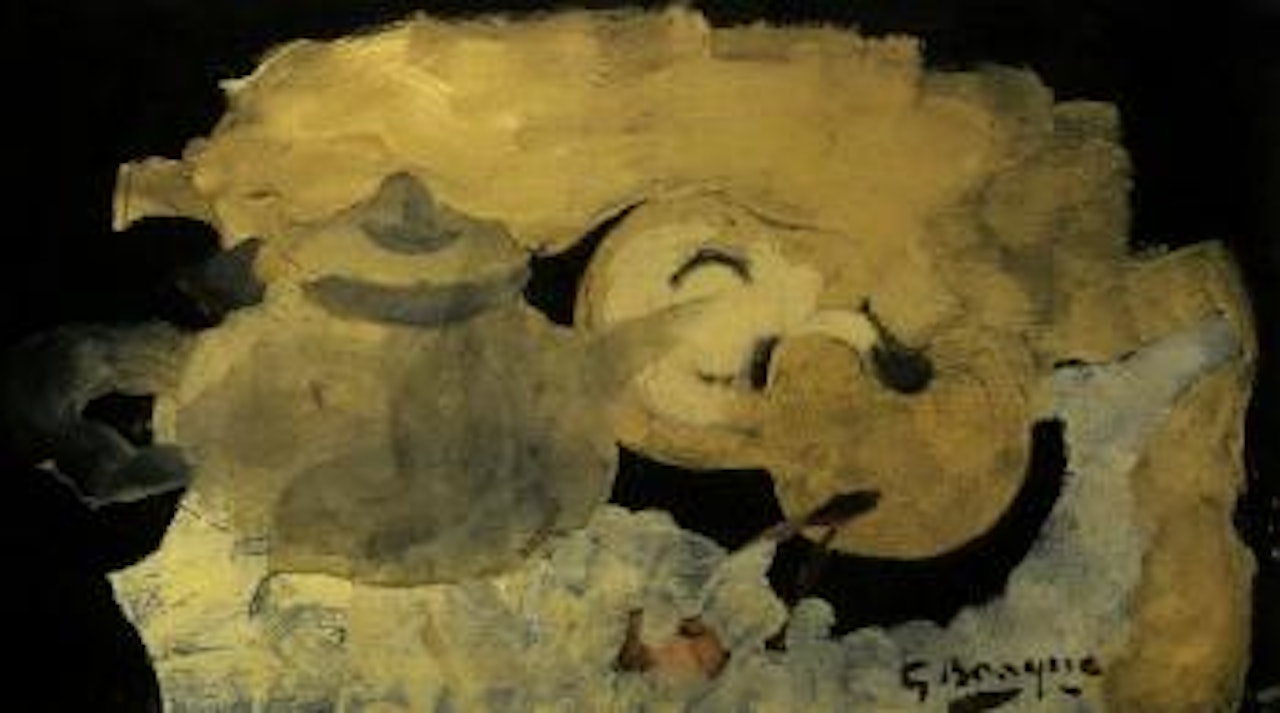 Theiere au bec pointu et pommes by Georges Braque