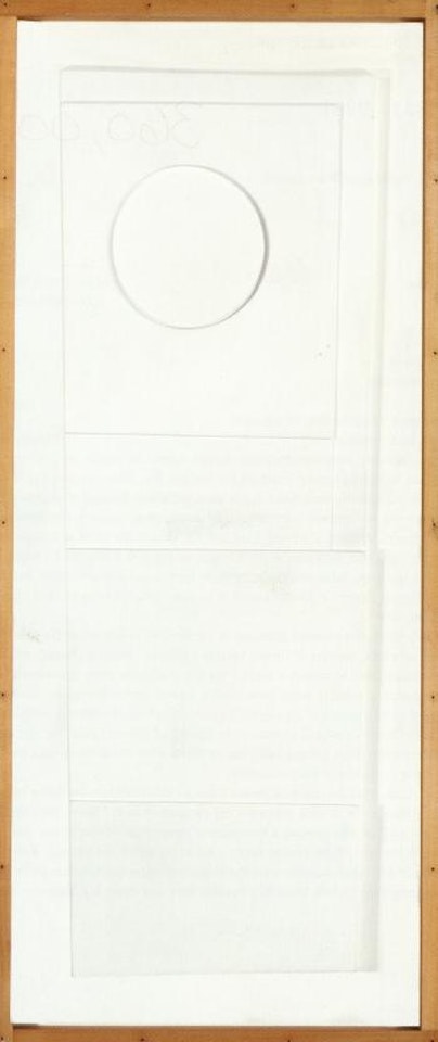 White relief by Ben Nicholson, O.M.