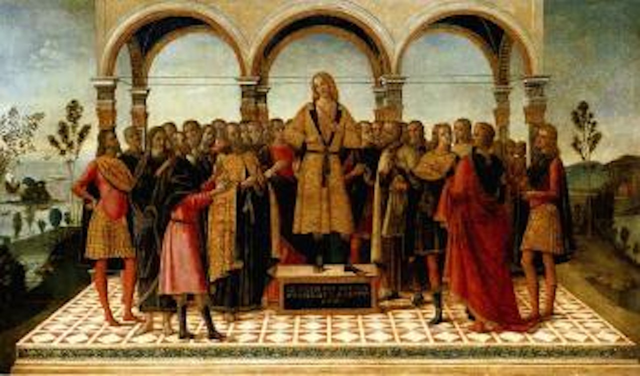 Scipio proclaims his candidature for command of the Roman forces in Spain by Bernardino Fungai