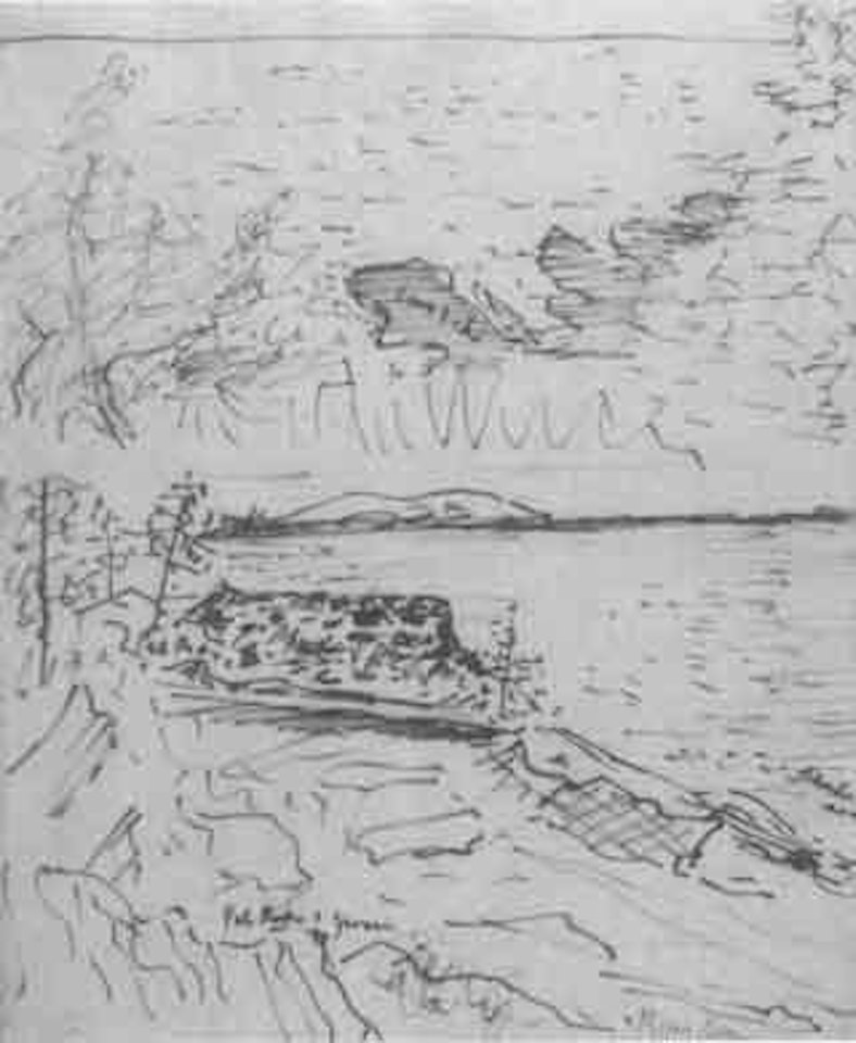 Landscape study by Milton Avery