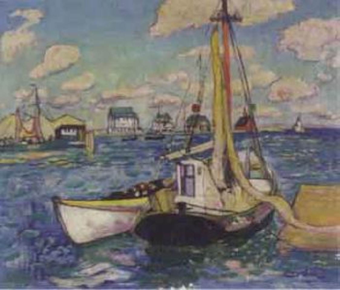 Fishing boats, Rockport harbour by Hayley Lever