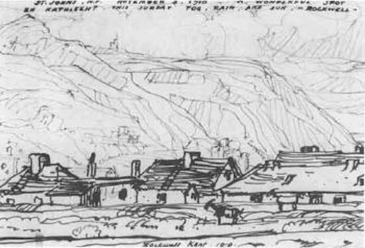 St John's, New Foundland by Rockwell Kent