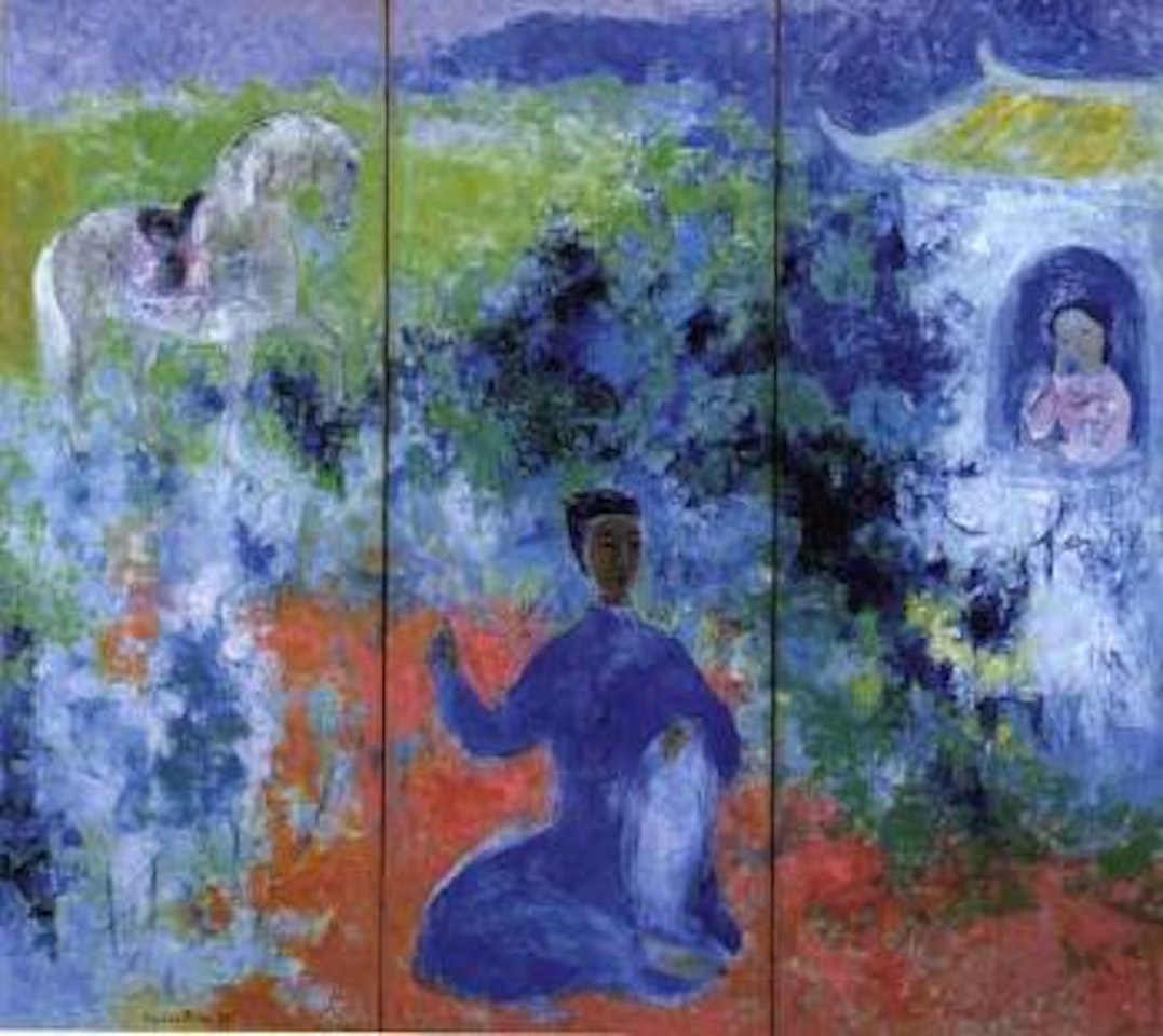 Lovers in the garden by Vu Cao Dam