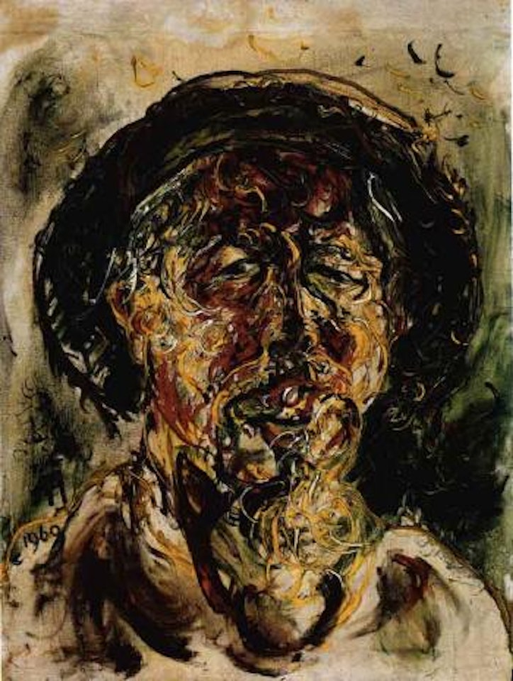 Self portrait by Affandi