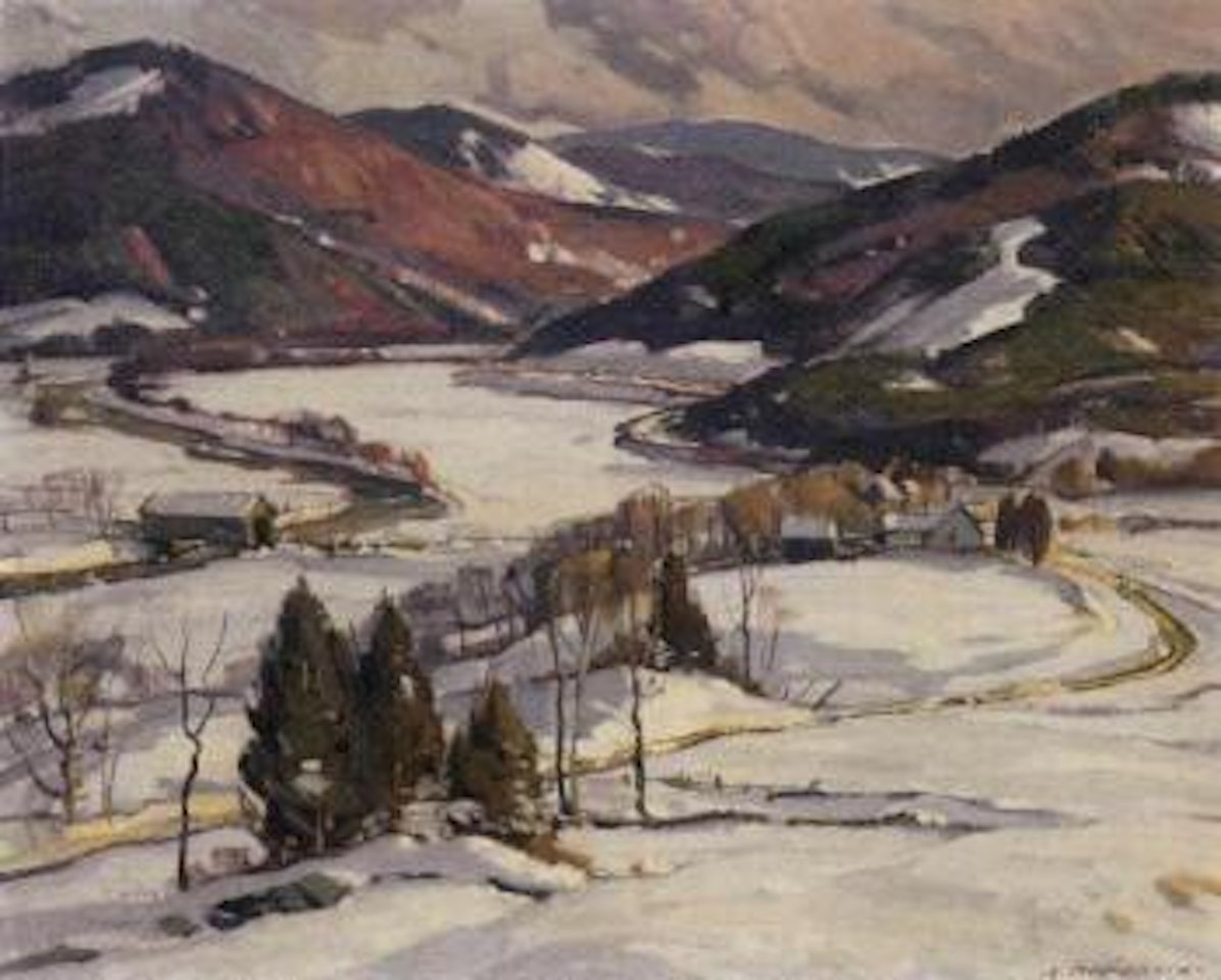 New England Valley by Aldro Thompson Hibbard