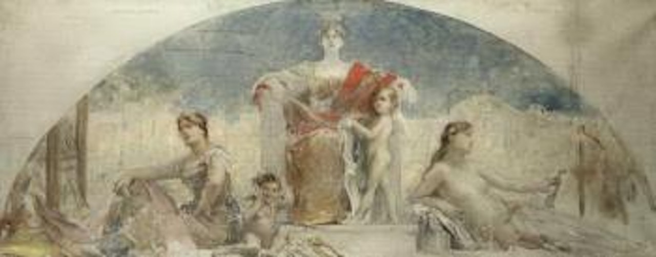 Study for la Ville de Lyon by Leon Comerre