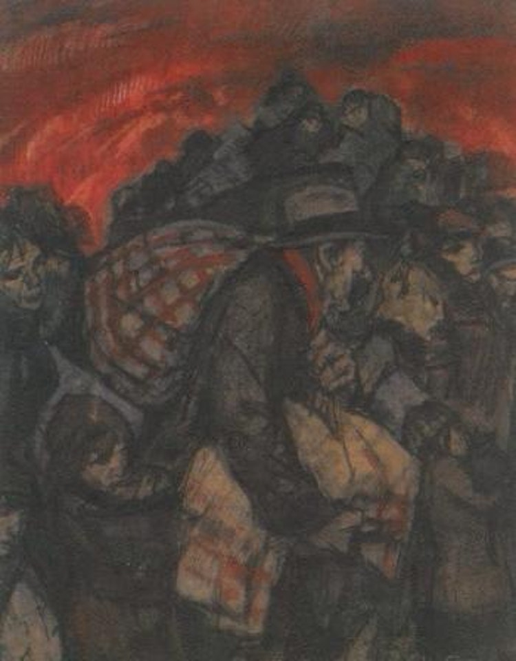 De vlucht uit Belgie by Leo Gestel