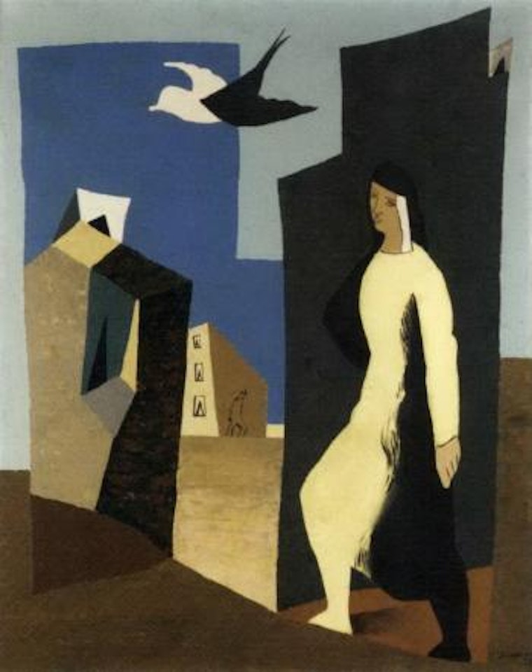 Femme et oiseau by Leopold Survage