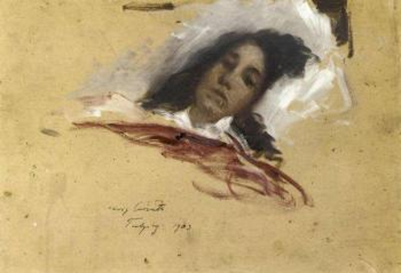 Im bett by Lovis Corinth