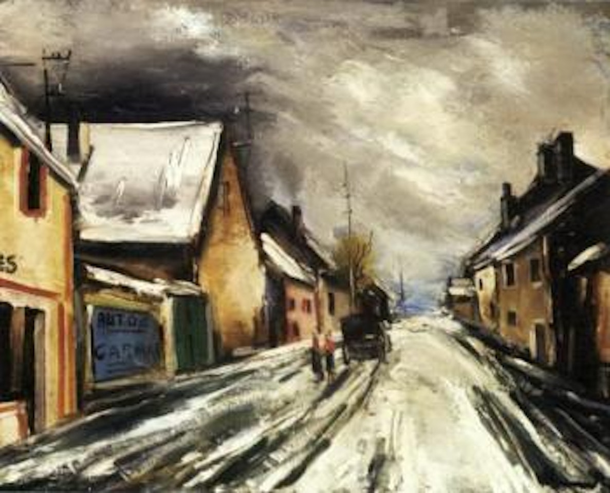 Village sous la neige by Maurice de Vlaminck