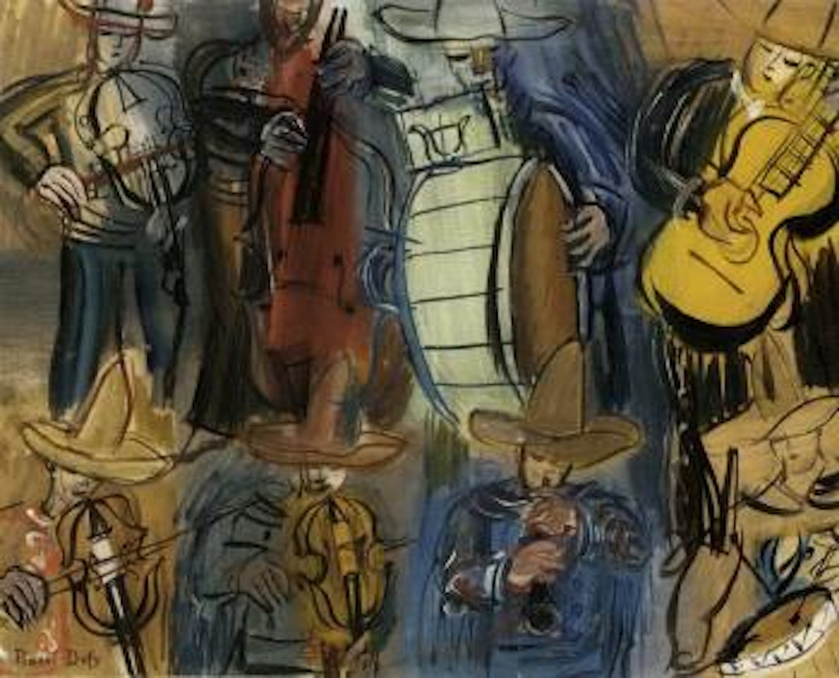 L'orchestre Mexicain by Raoul Dufy