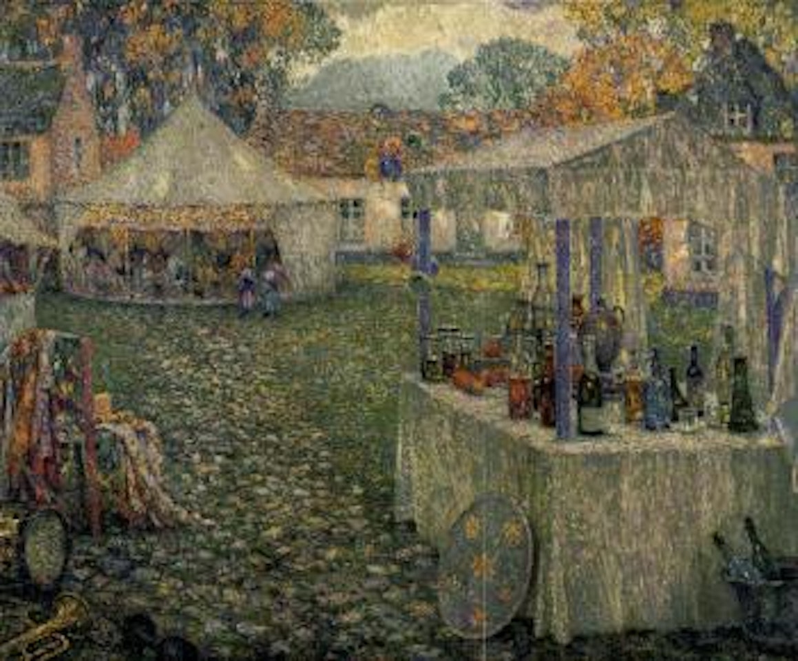Les baraques, Gerberoy by Henri Le Sidaner