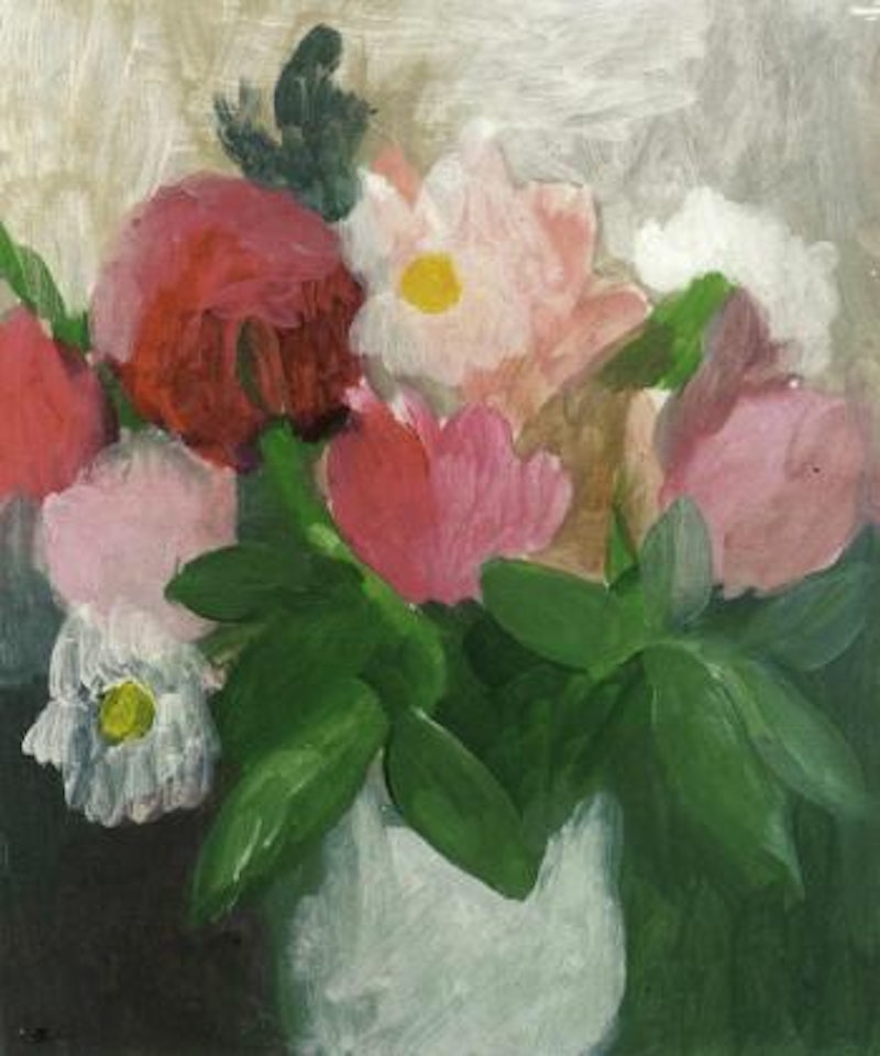 Pivoines dans un vase blanc by Marie Laurencin