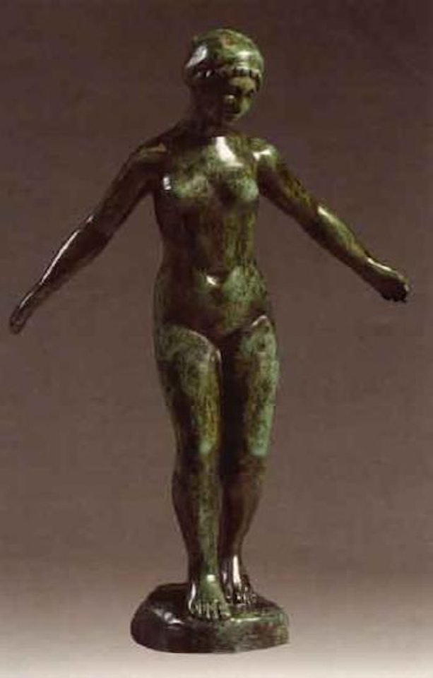 Debout les bras ecartes by Aristide Maillol