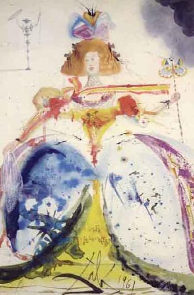 Infanta velazquena by Salvador Dali