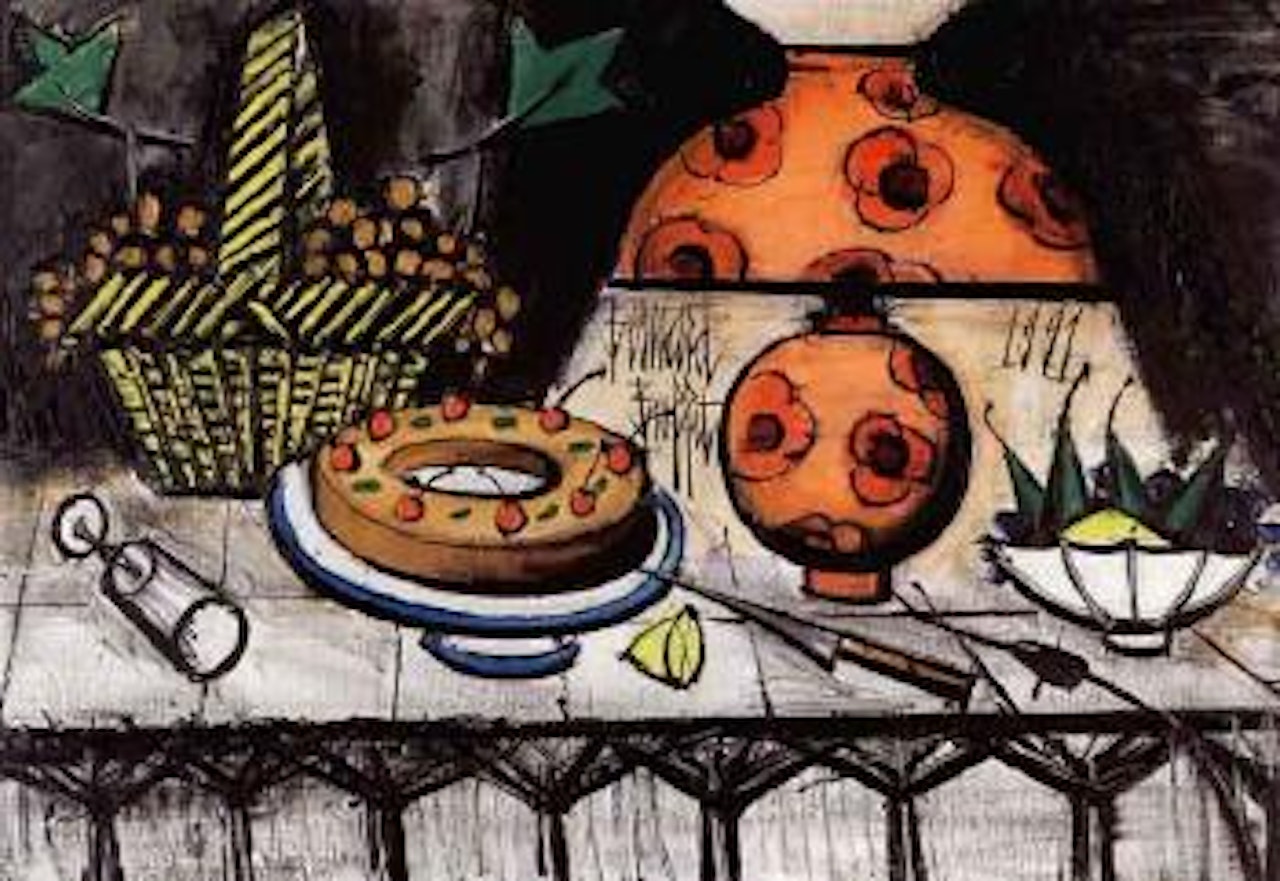 La lampe fleurie by Bernard Buffet
