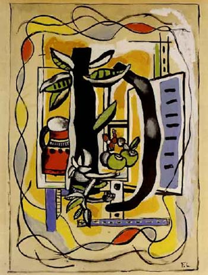 Composition a la branche noire by Fernand Leger
