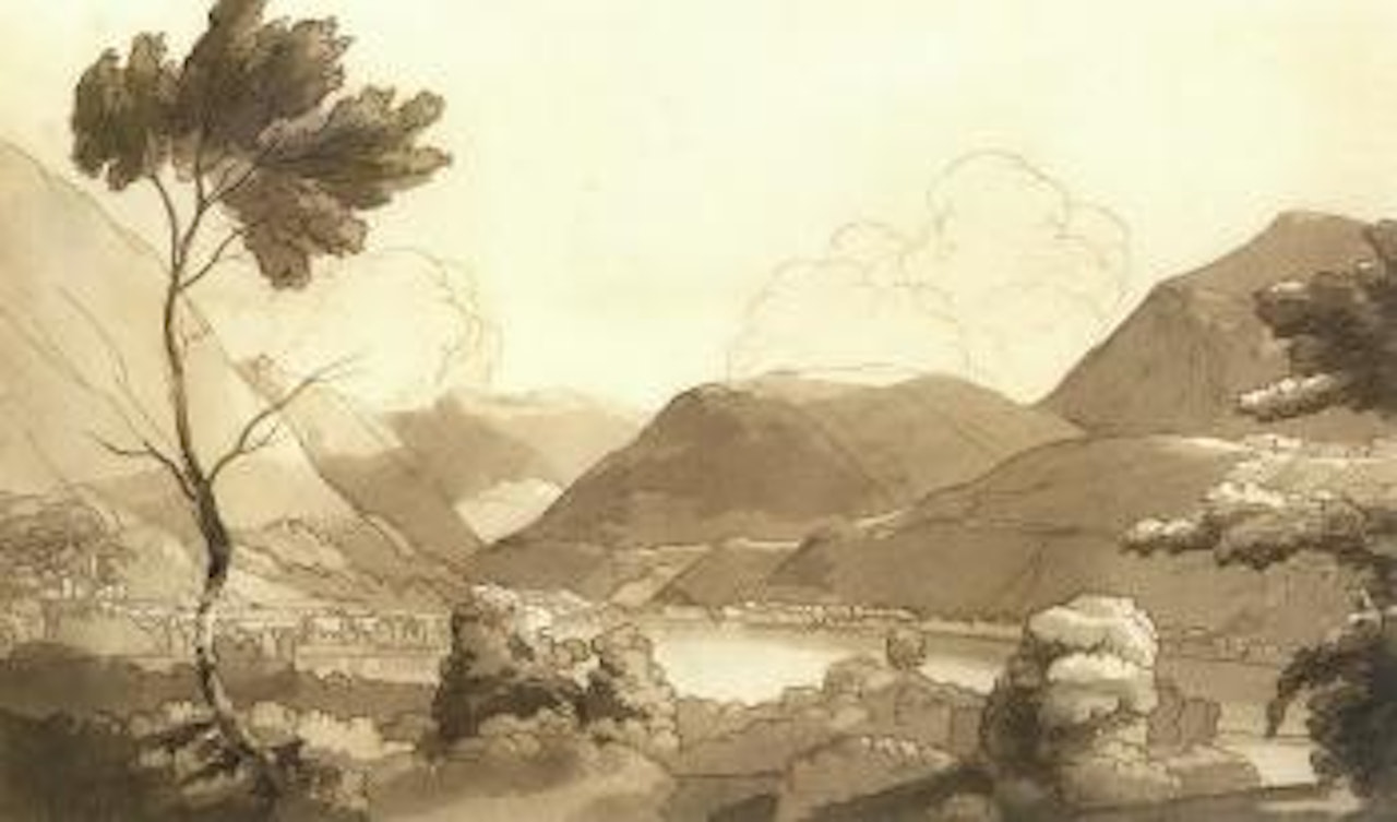 Lake of Lugano, Switzerland by Francis Towne