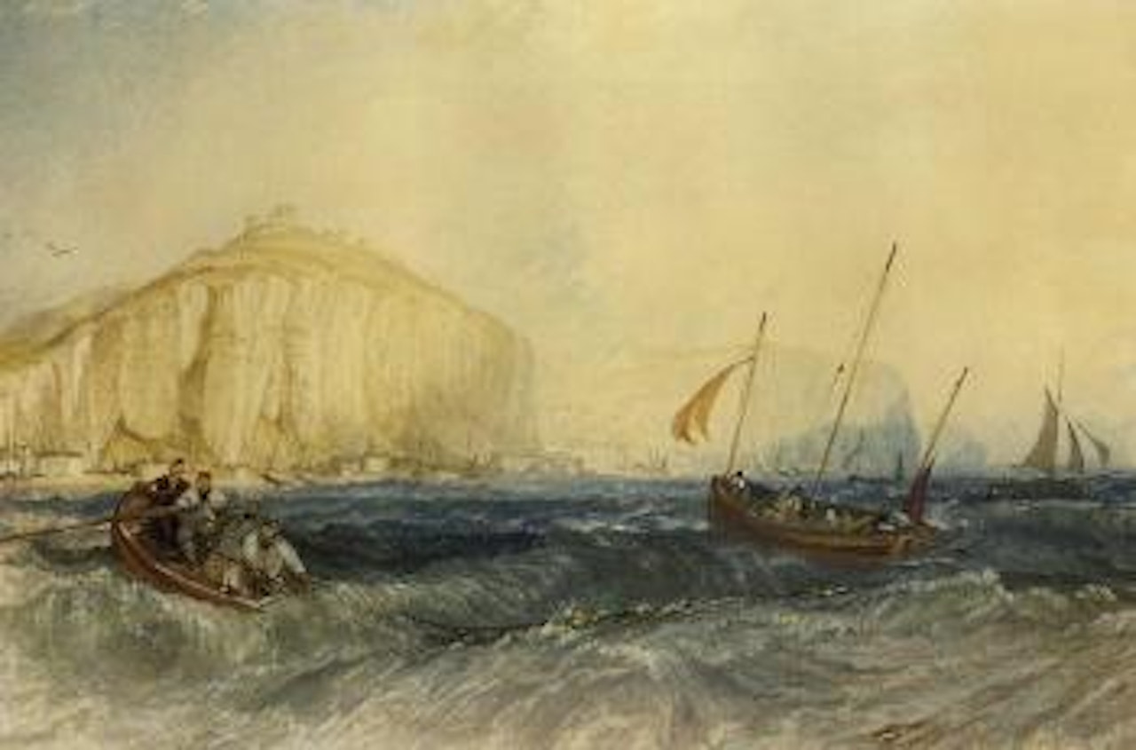 Fishing boats off Hastings by Joseph Mallord William Turner