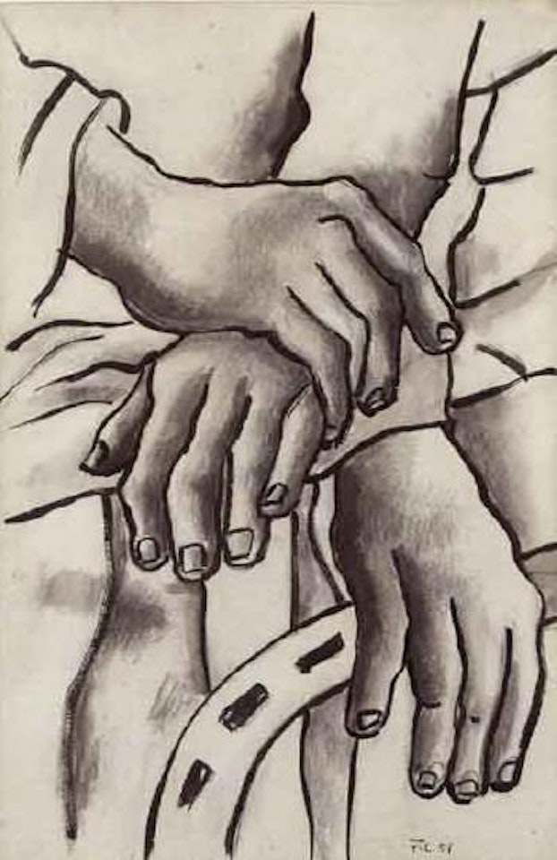 Dessin aux mains by Fernand Leger