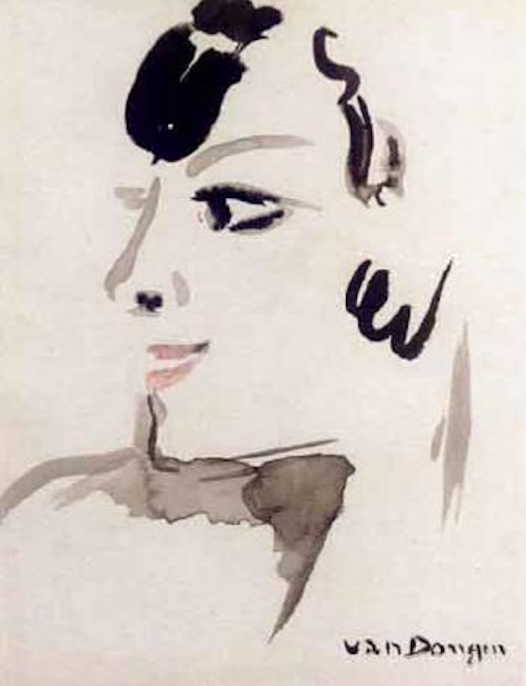 Portrait de jeune fille by Kees van Dongen