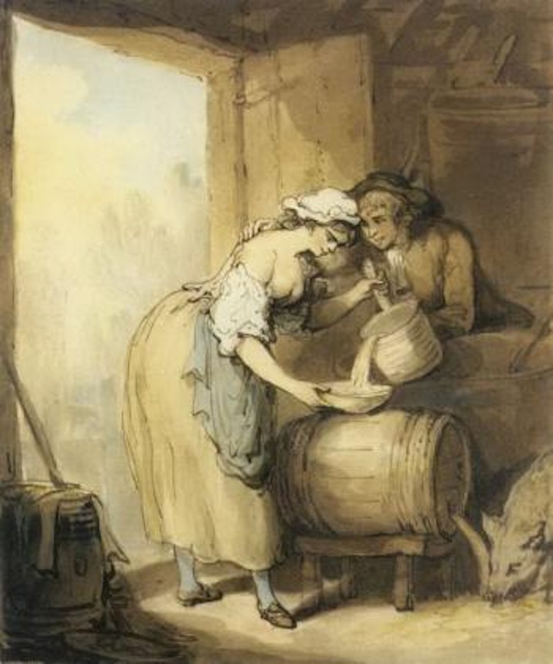 Careless servant by Thomas Rowlandson
