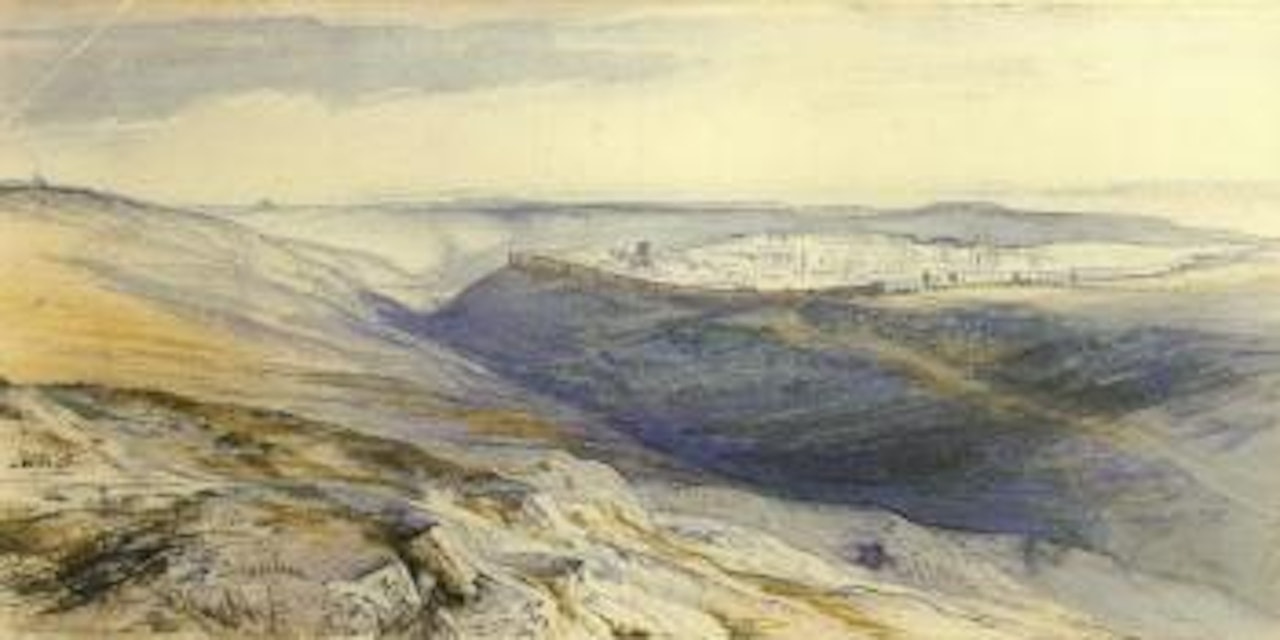 View of Jerusalem by Edward Lear