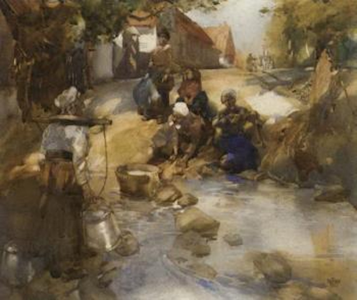 Five ages of gossips by William Russell Flint