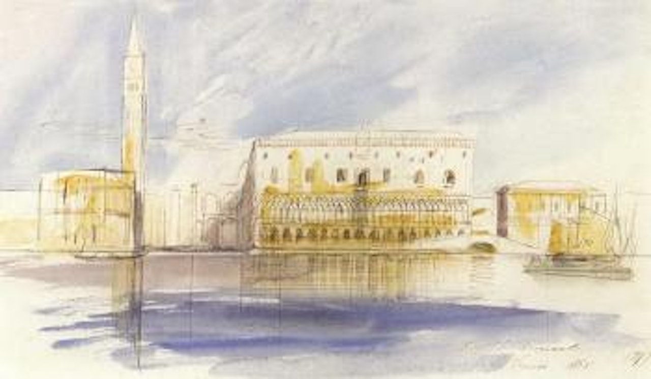 Doge's Palace, Venice by Edward Lear