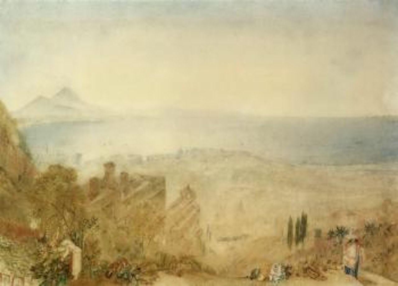 View of Naples with Vesuvius in the distance, morning by Joseph Mallord William Turner