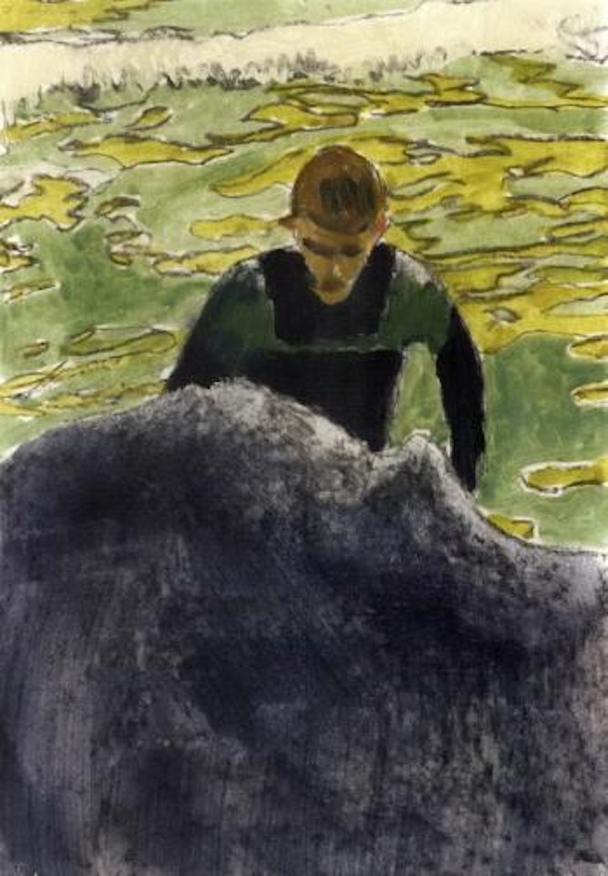 Surfer by Peter Doig