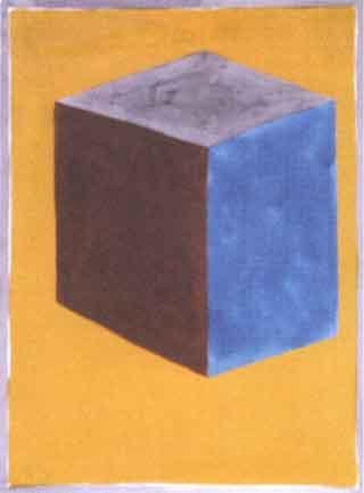 Variation on a cube by Sol LeWitt
