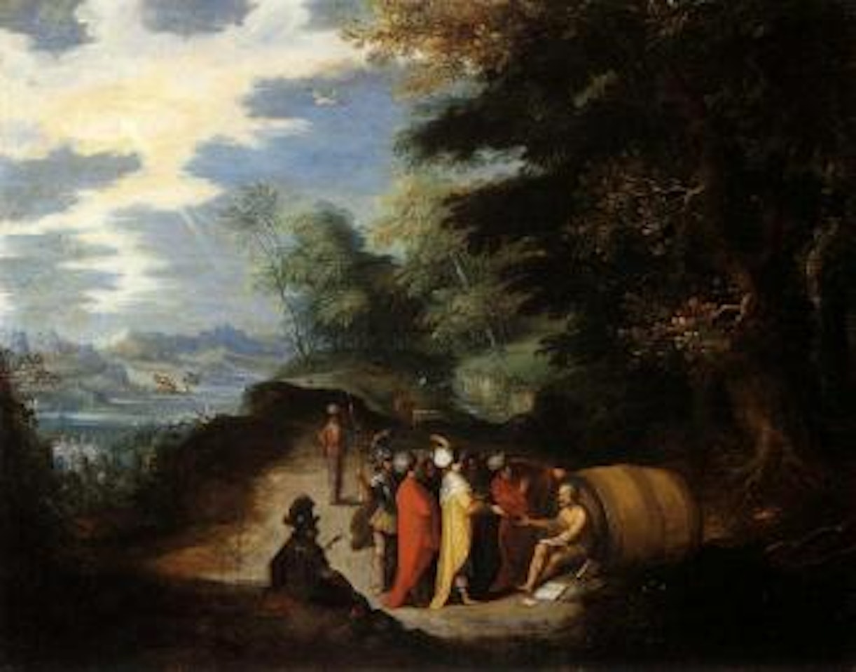 Alexandre et Diogene by Abraham Govaerts